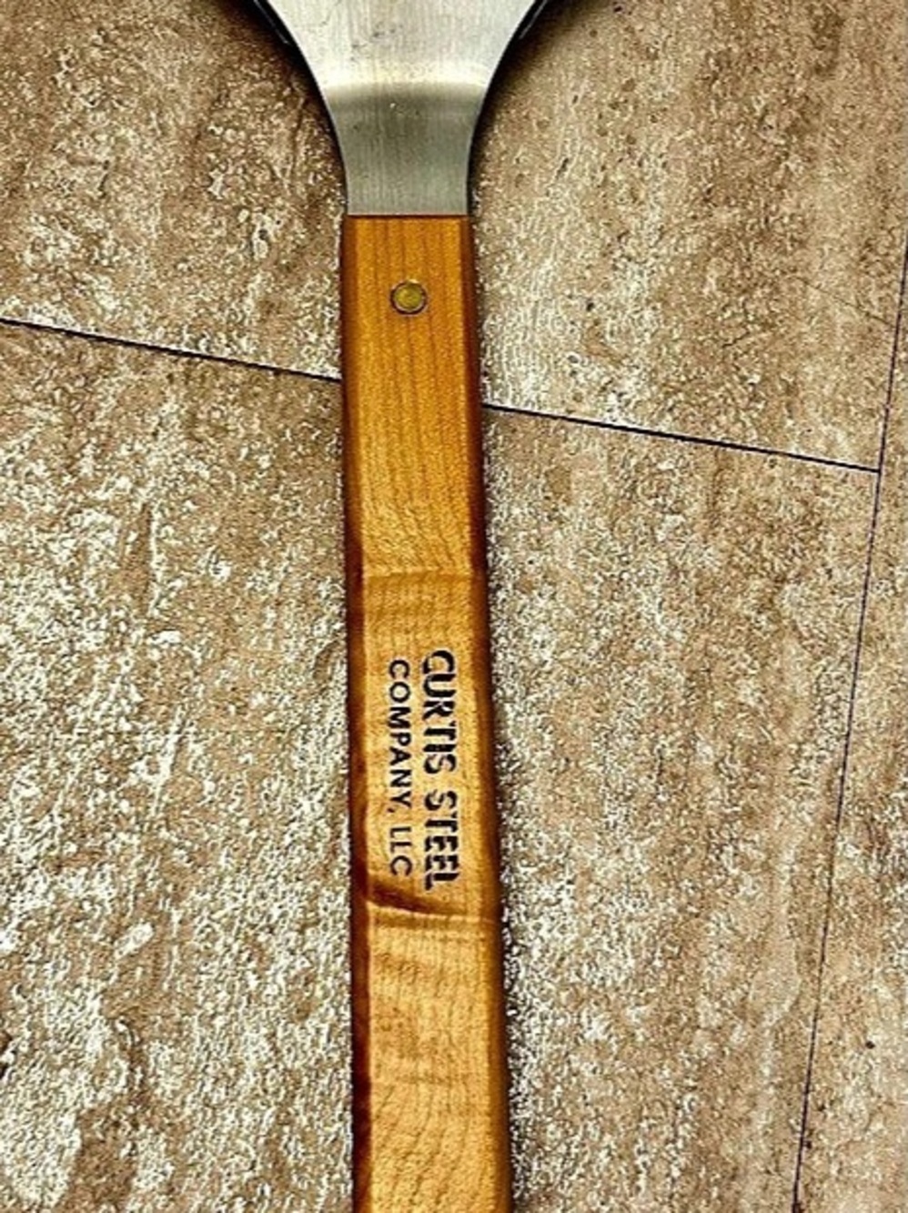 Curtis Steel Company, LLC Spatula with Bottle Opener Silver & Brown